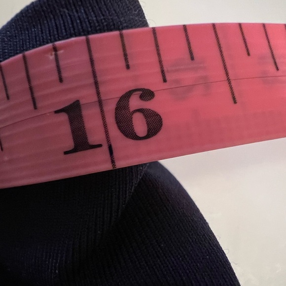 Swank a Posh navy blue leggings NWT Size 1X pull on flat lock seams stretchy - Picture 7 of 11